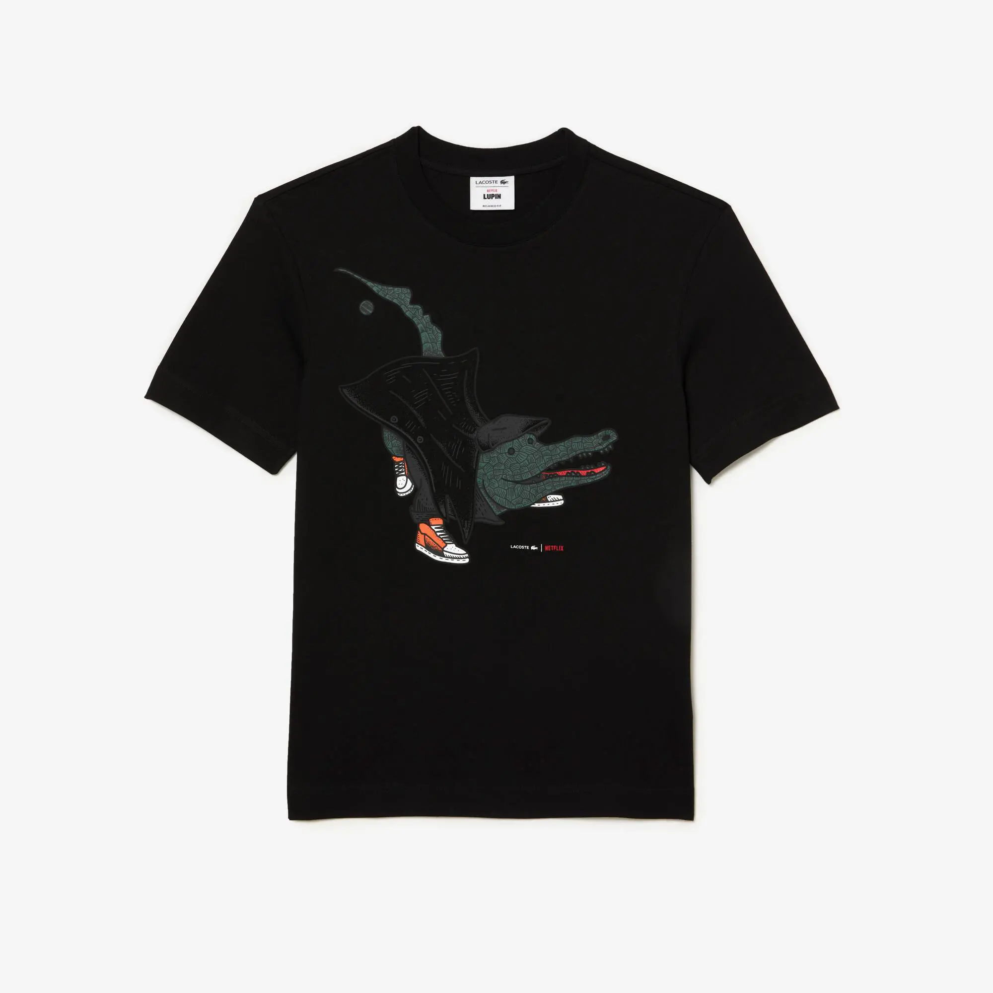 Lacoste Men’s Lacoste x Netflix Organic Cotton T-shirt. 2