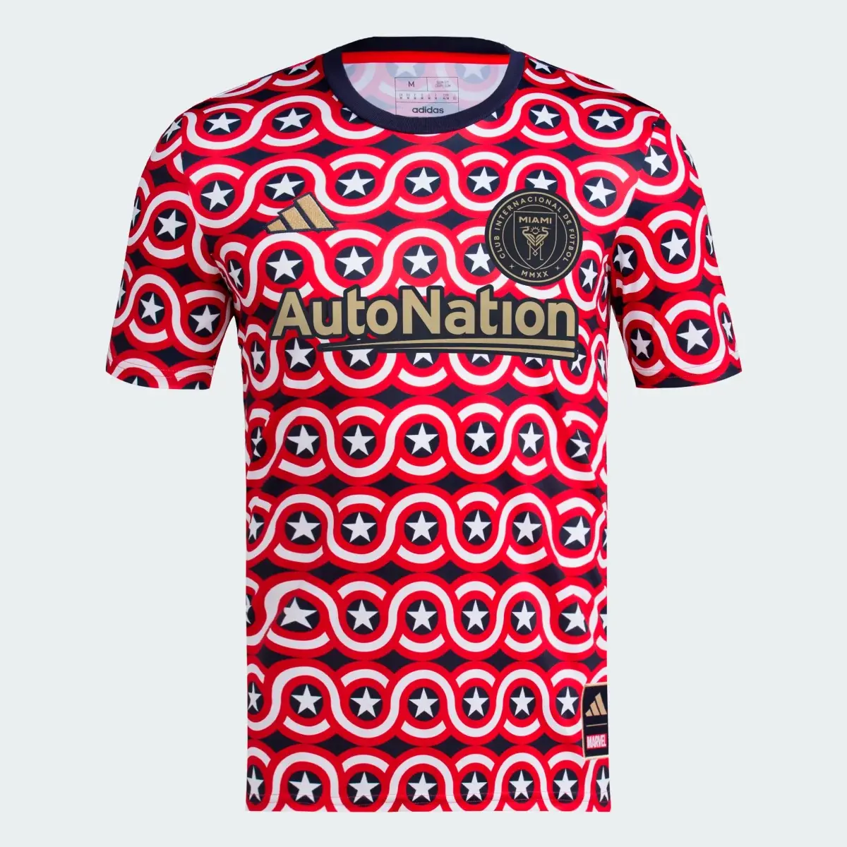 Adidas Inter Miami CF Americana Pre-Match Jersey. 1