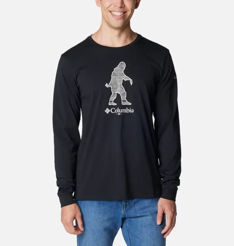 Columbia Men's CSC™ Seasonal Logo Long Sleeve Organic Cotton T-Shirt. 1