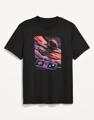 Soft-Washed Graphic T-Shirt for Men multi