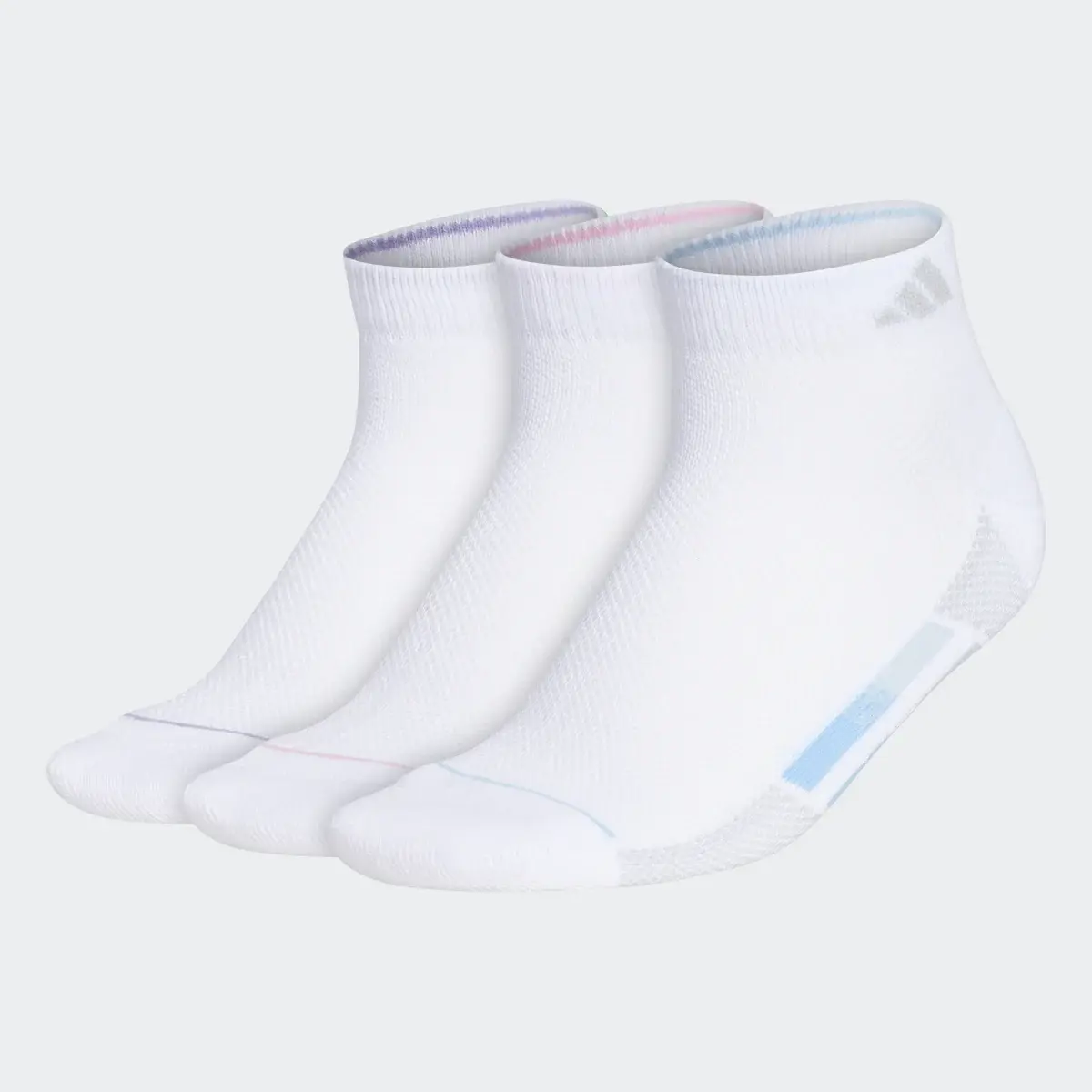 Adidas Superlite Stripe Low-Cut Socks 3 Pairs. 2