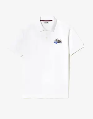 Cotton Piqué L.12.12 Badge Detail Polo Shirt