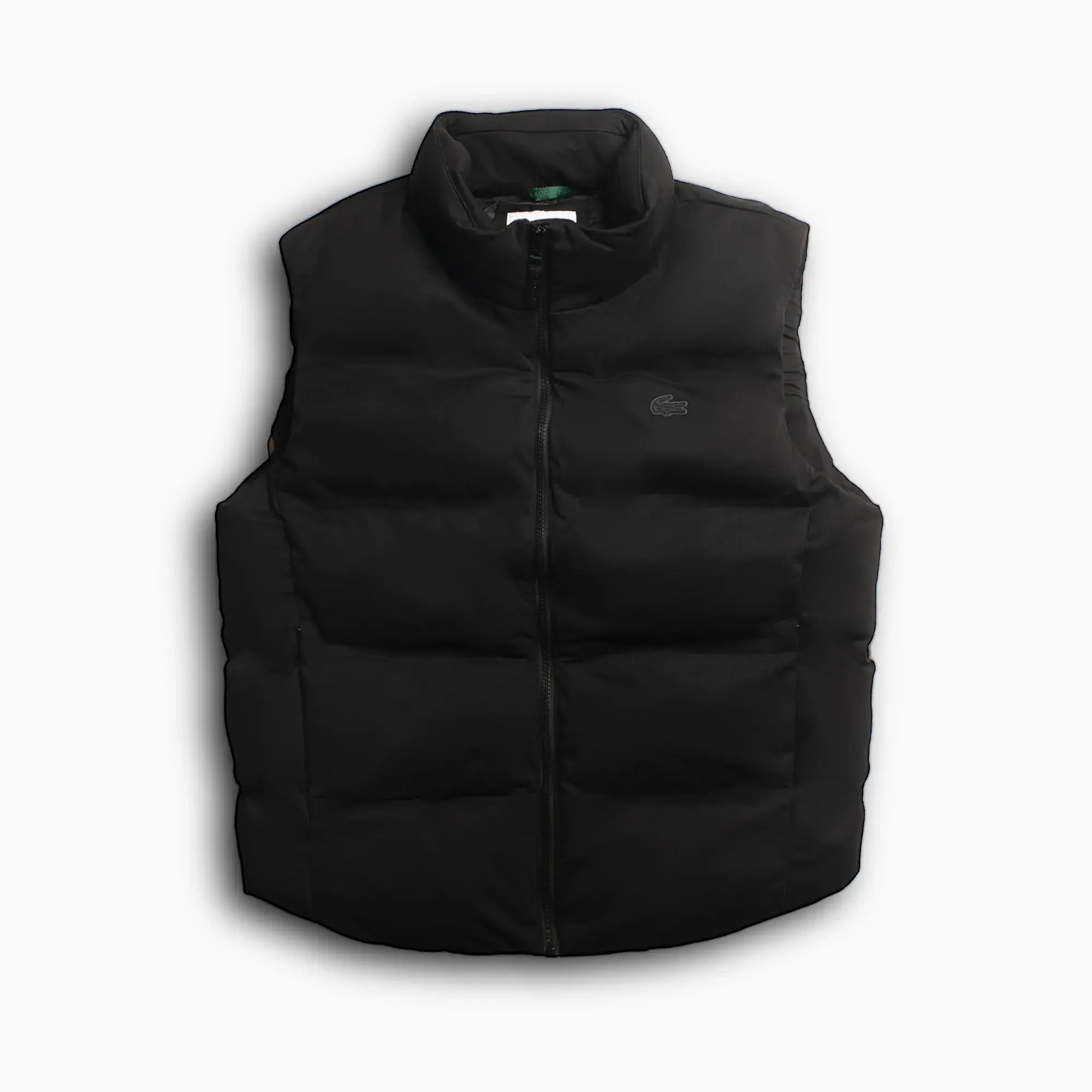 Lacoste Men's Fold Away Hood Short Vest Jacket. 1