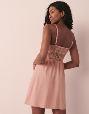 La Vie en Rose Lace Overlay Nightie. 2 La Vie en Rose Lace Overlay Nightie. 2