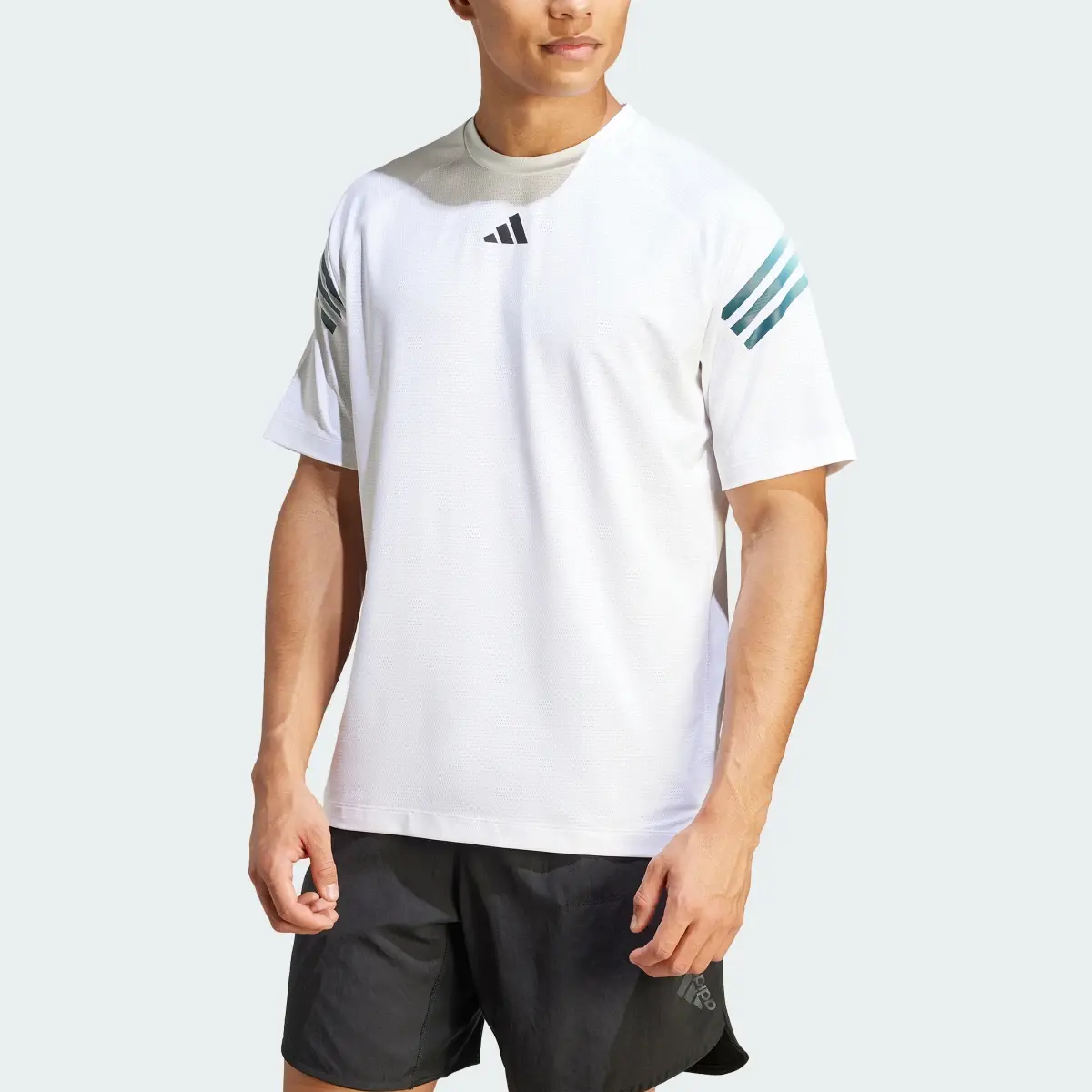 Adidas Train Icons 3-Stripes Training Tee. 1