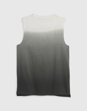 Gap Kids Graphic Muscle Tank Top black