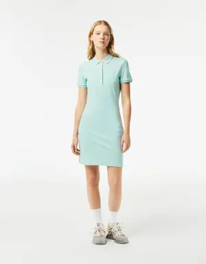 Lacoste Women's Stretch Cotton Piqué Polo Dress