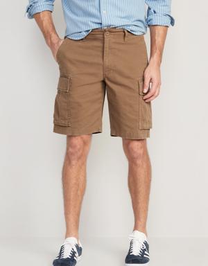 Old Navy Relaxed Lived-In Cargo Shorts for Men -- 10-inch inseam brown