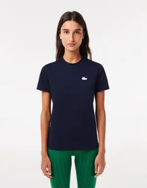 Lacoste Women's SPORT Organic Cotton Jersey T-Shirt