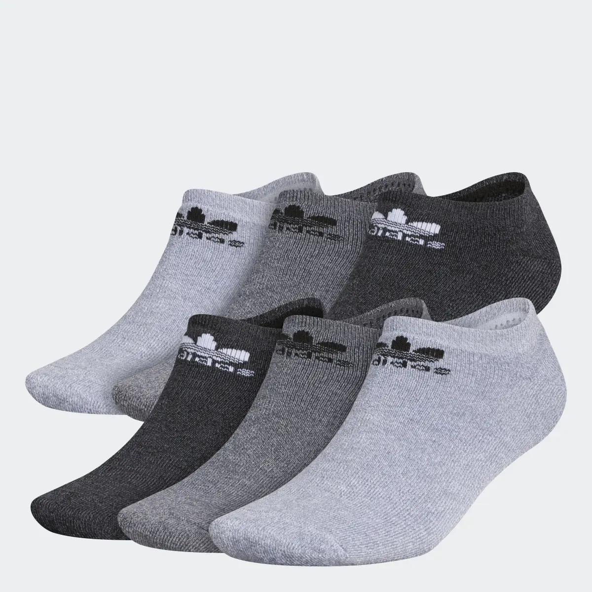 Adidas Trefoil No-Show Socks 6 Pairs. 1 Adidas Trefoil No-Show Socks 6 Pairs. 1
