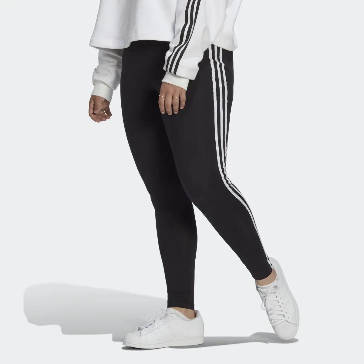 Adidas adicolor Classics 3-Streifen Leggings – Große Größen. 1