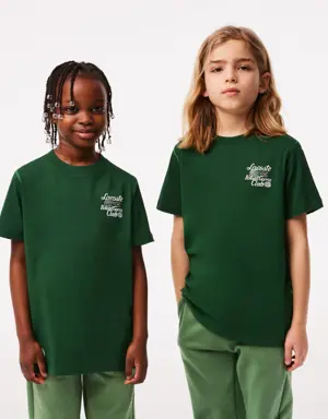 Lacoste T-shirt da bambini in jersey Lacoste Sport Roland Garros Edition