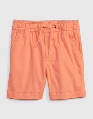 Toddler Easy Pull-On Shorts orange
