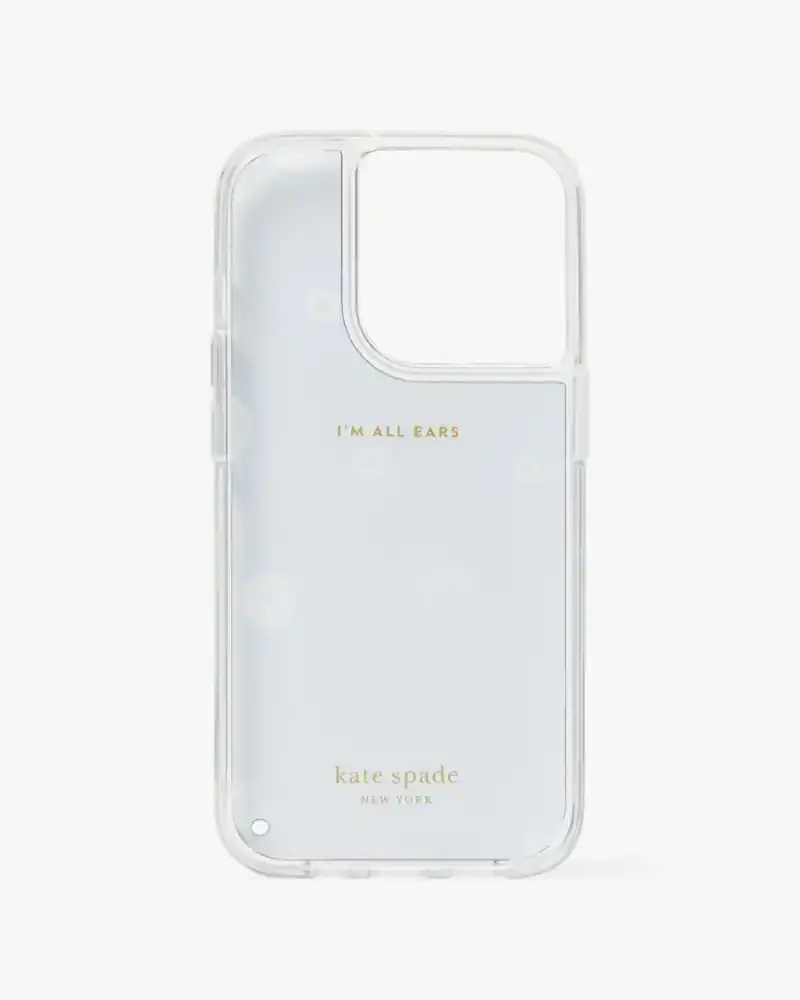 Kate Spade Evil Eye Liquid Glitter iPhone 14 Pro Case. 3