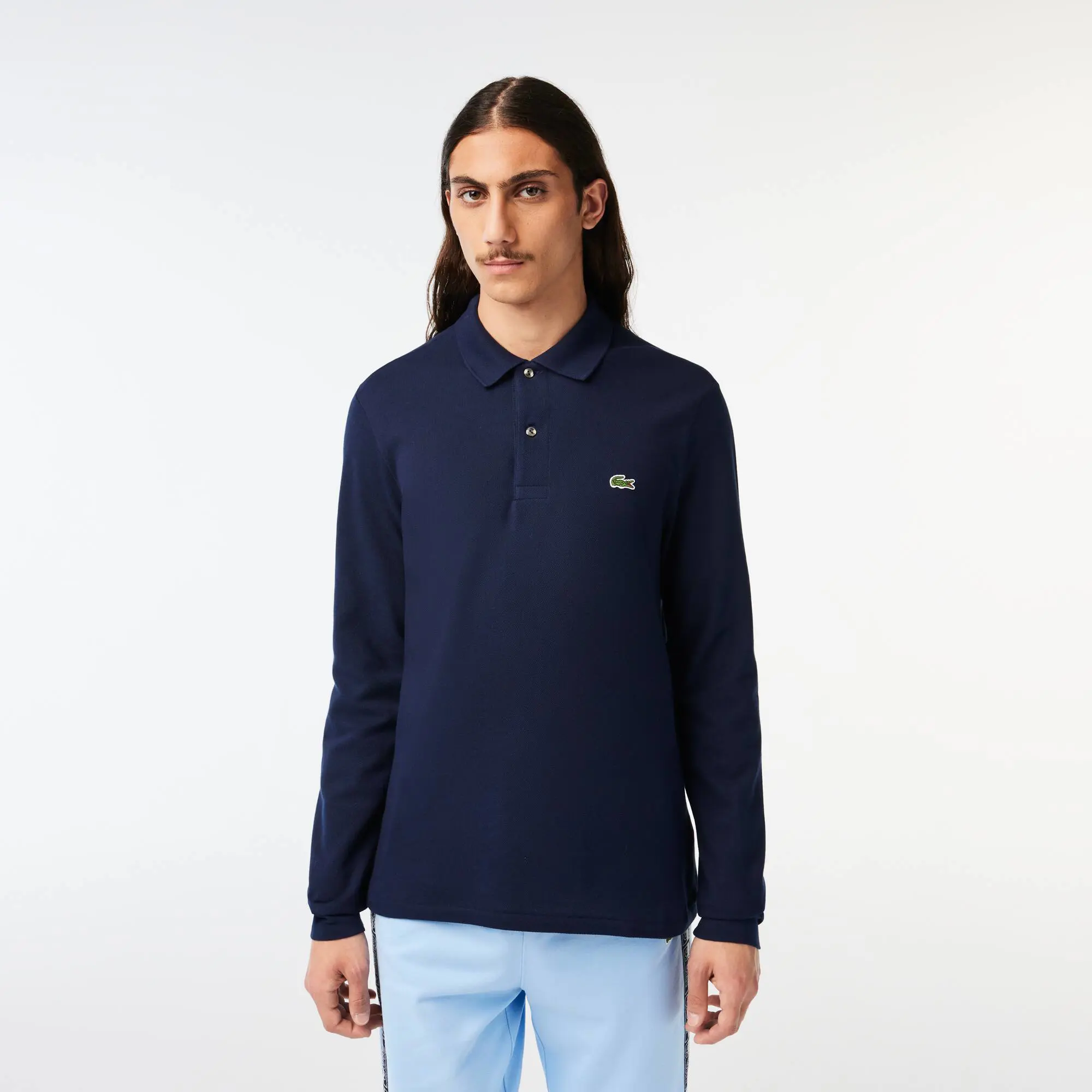 Lacoste Men's Original L.12.12 Long Sleeve Cotton Polo. 1