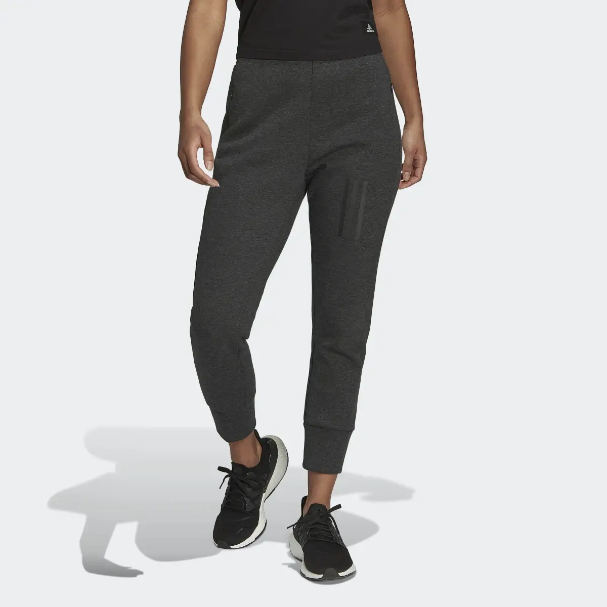 Adidas Mission Victory Slim-Fit High-Waist Pants. 1