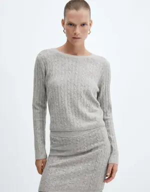 Mango Cable-knit sweater
