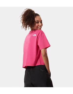 Women&#39;s Cropped Simple Dome T-Shirt