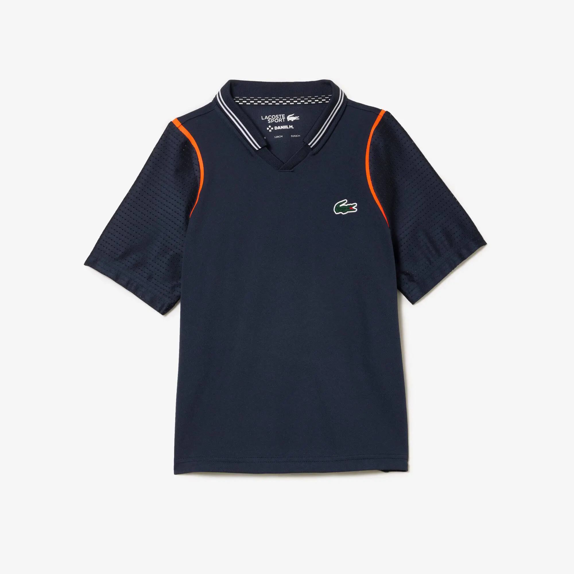 Lacoste Boys’ Lacoste Tennis x Daniil Medvedev Ultra-Dry Polo Shirt. 1