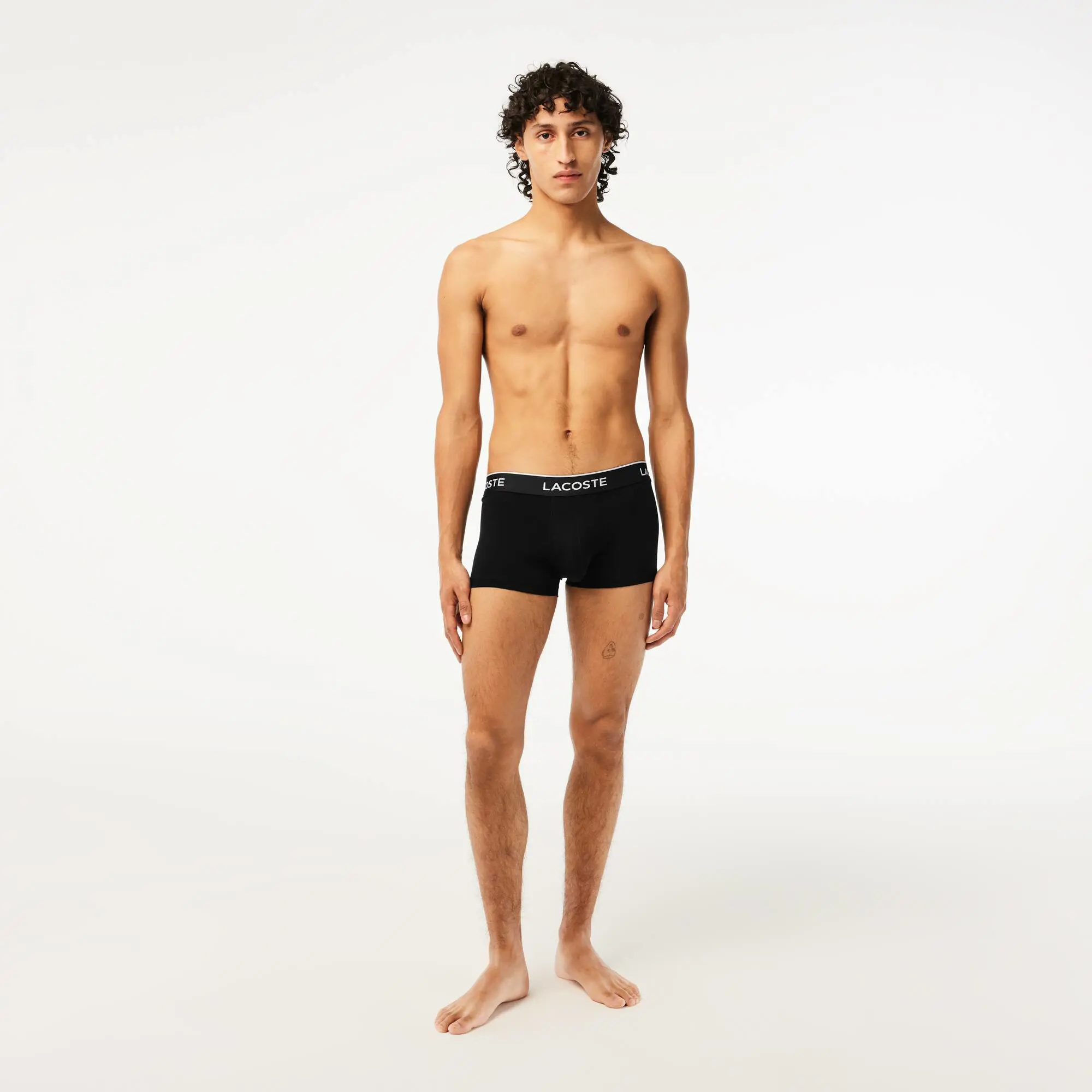 Lacoste Pack Of 3 Casual Black Trunks. 1