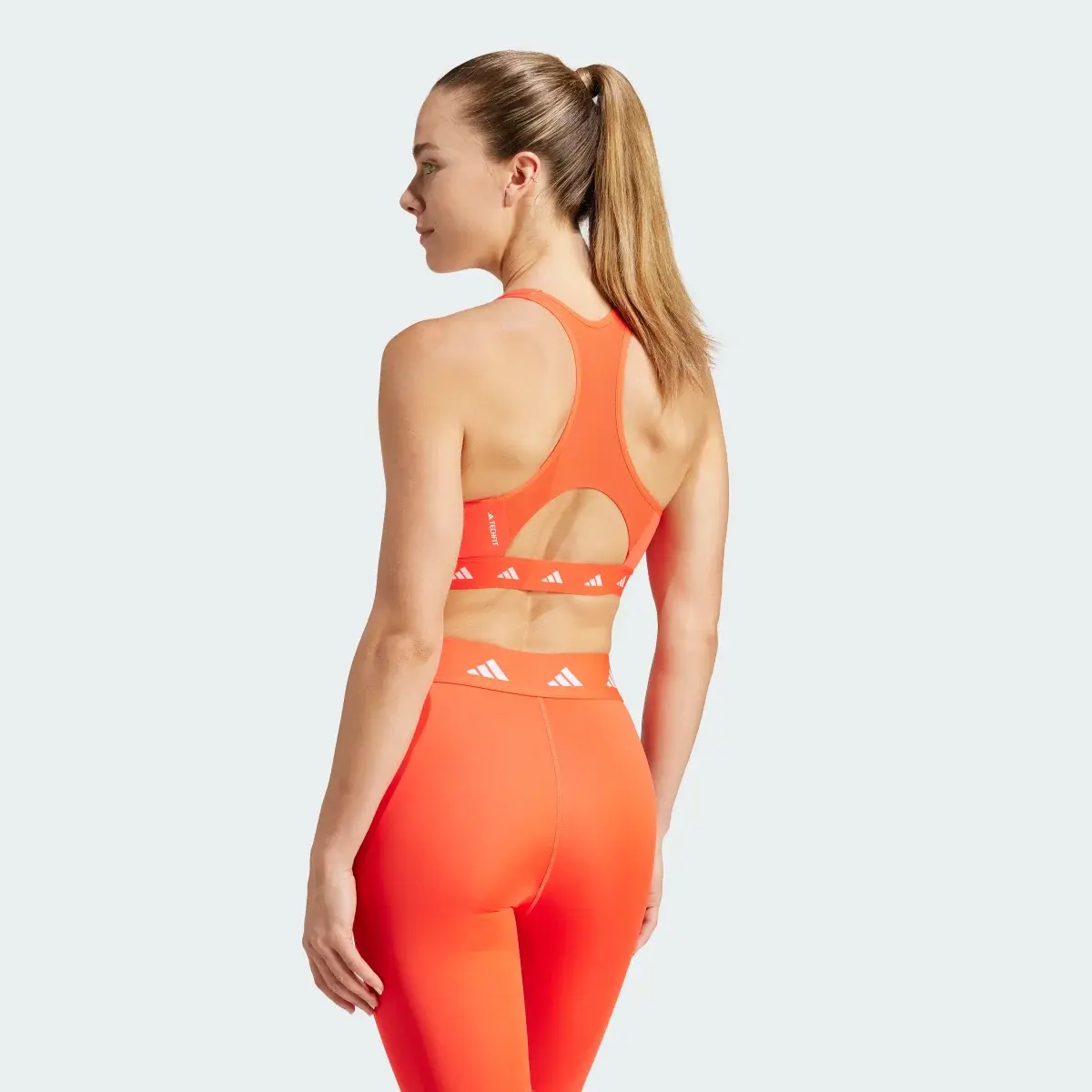 Adidas Brassière de training Powerreact Techfit Maintien moyen. 3