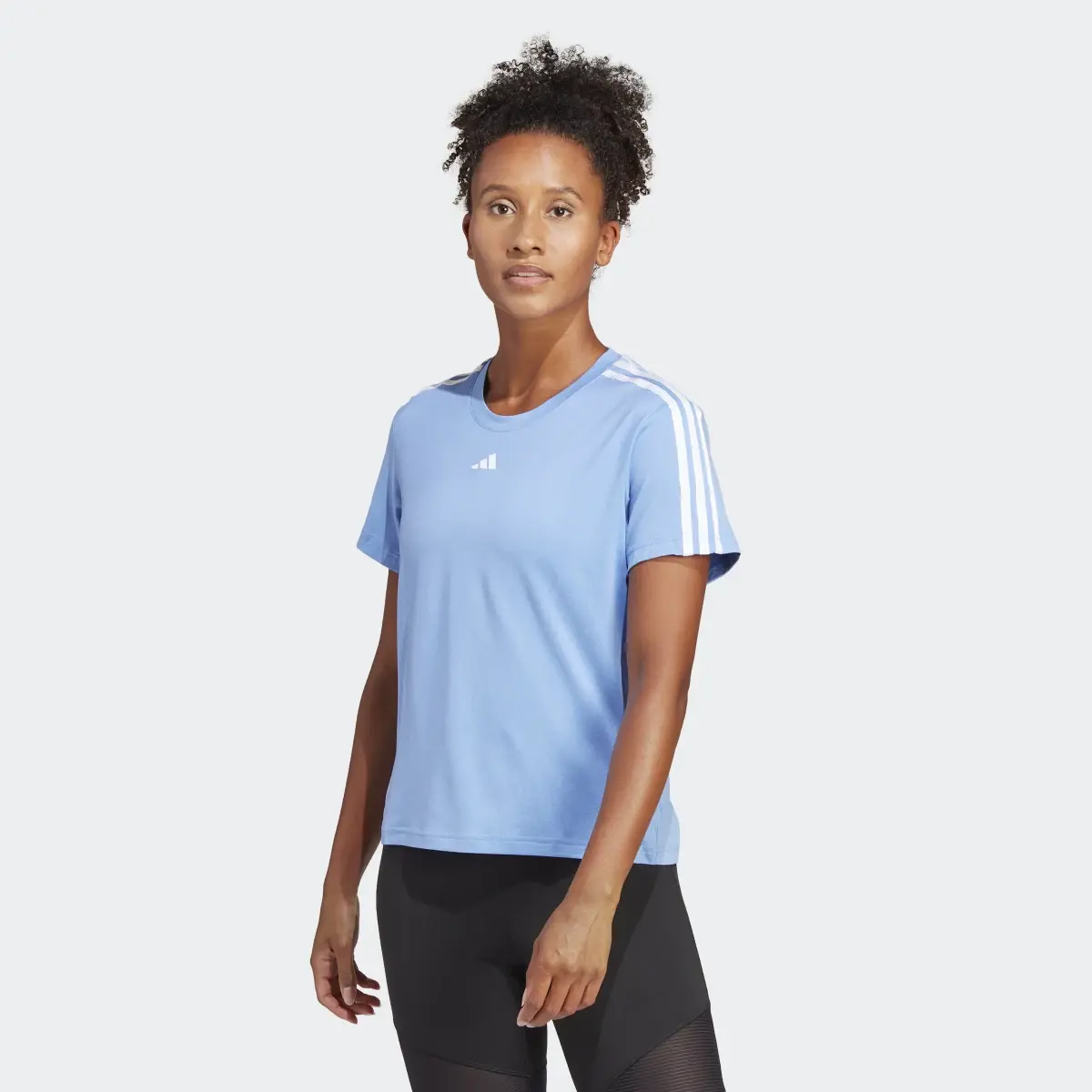 Adidas AEROREADY Train Essentials 3-Stripes Tee. 2