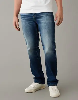 American Eagle AirFlex+ Relaxed Straight Jean. 1