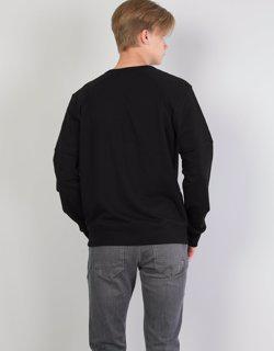 Regular Fit Erkek Siyah Sweatshirt