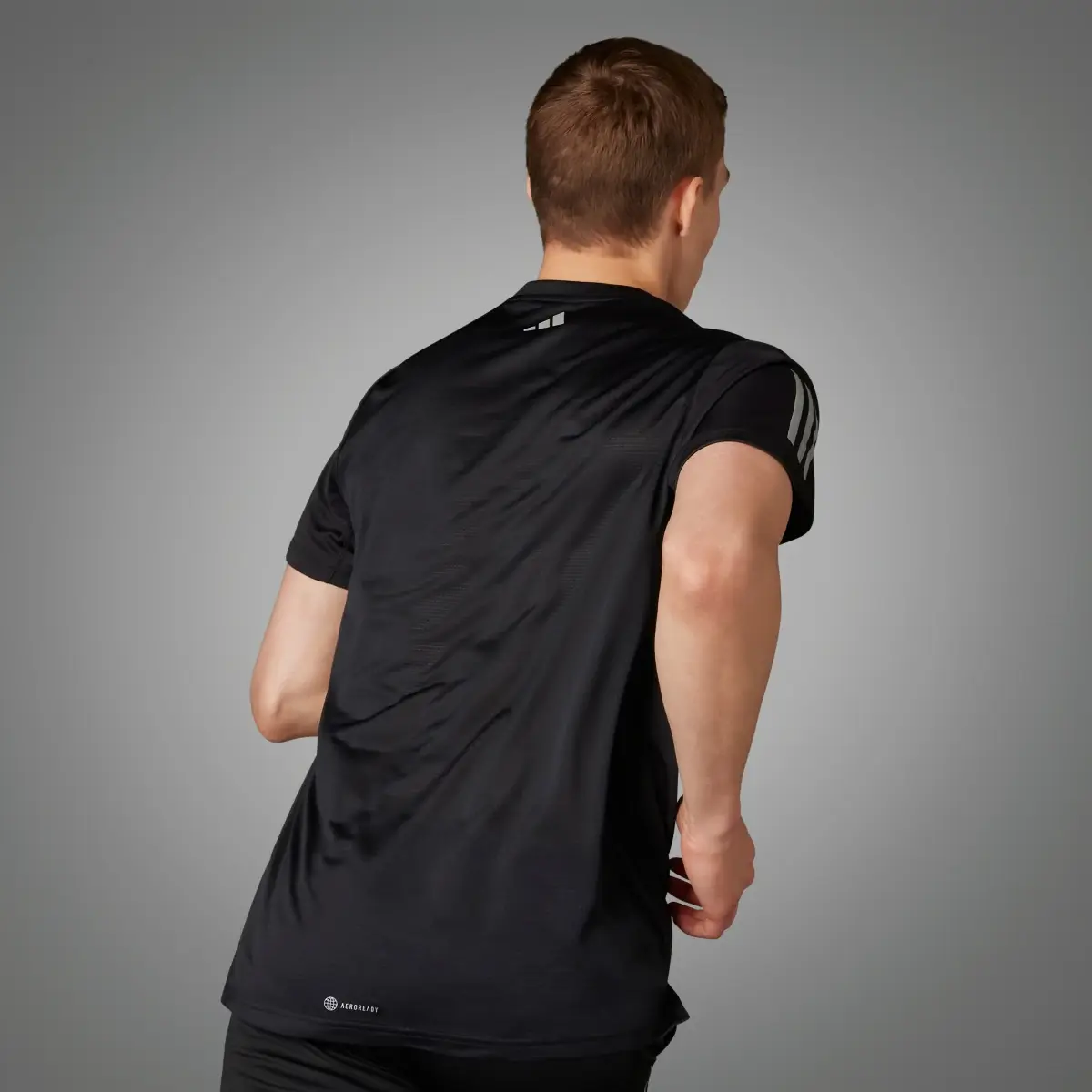 Adidas Global Running Short Sleeve Tee. 2