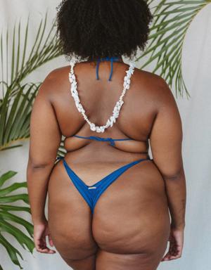 TAHITI MANA Breeze Ruffle Tie Bikini Bottom