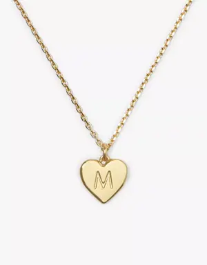 Initial Here M Pendant