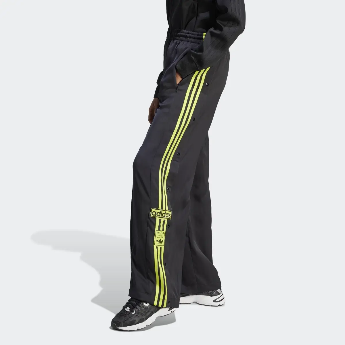 Adidas Adibreak Satin Wide Leg Pants. 1