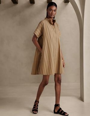 Banana Republic Rhyah Poplin Mini Dress brown