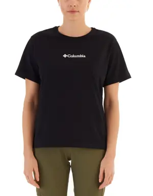 CSC Columbia Chest Logo Kadin Kisa Kollu T-Shirt