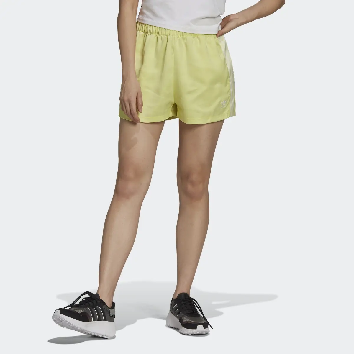Adidas Adicolor Classics Satin Shorts. 1