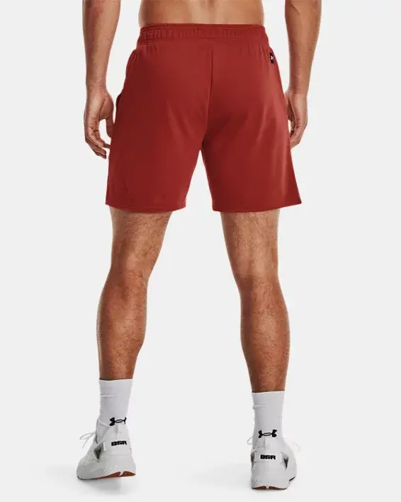 Under Armour Men's Project Rock Terry Gym Shorts. 2