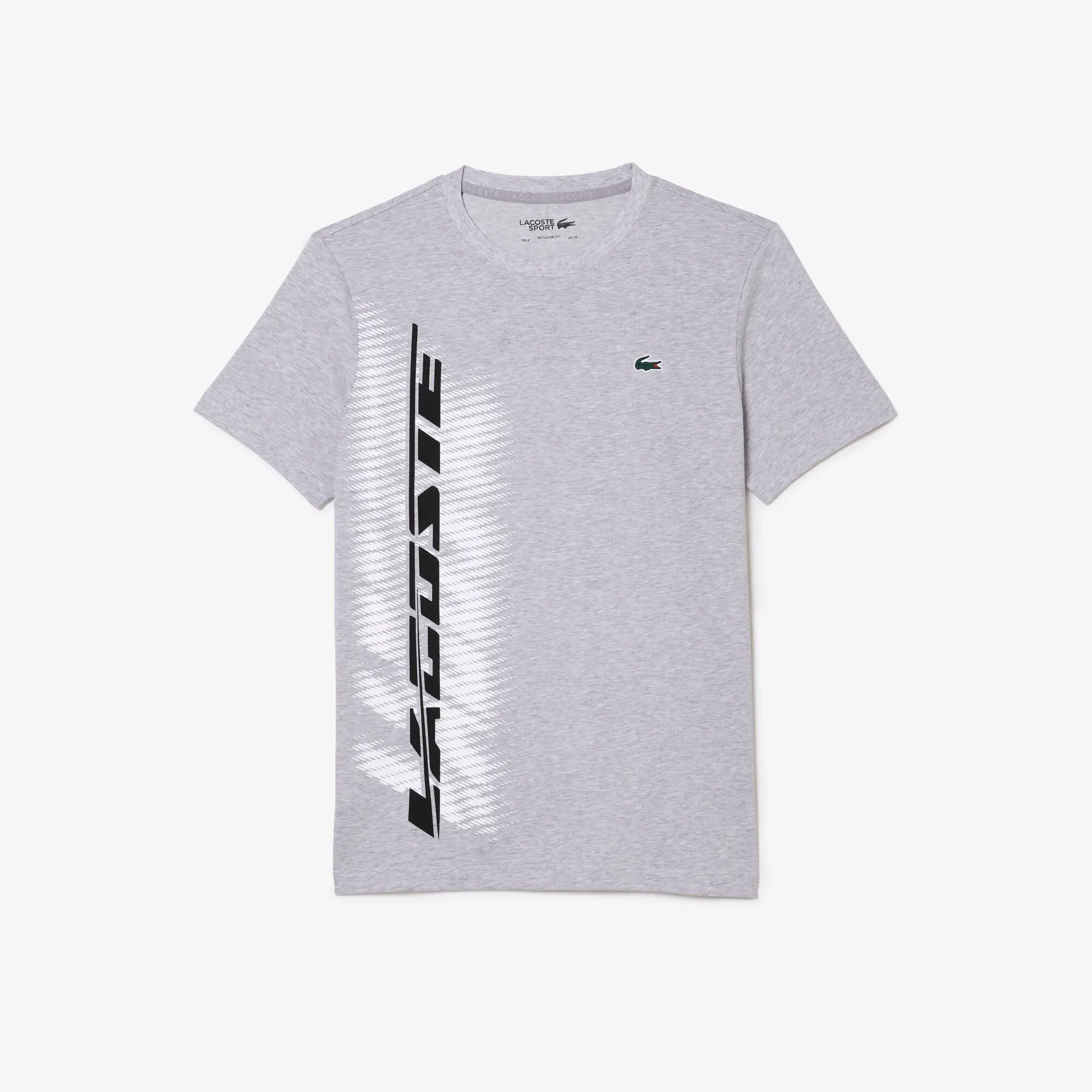 Lacoste T-shirt Lacoste Sport Regular com marca em contraste para homem. 2