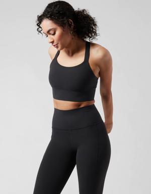 Athleta Warrior Longline Bra A&#45C black