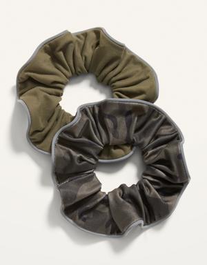Old Navy Performance Scrunchies 2-Pack for Women green