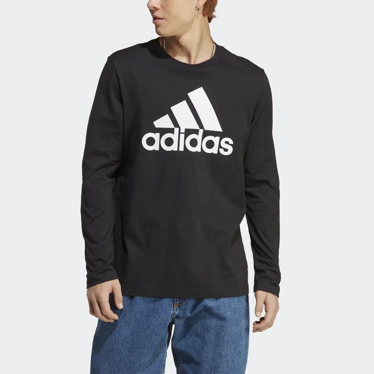 Adidas Essentials Long Sleeve Tee. 1