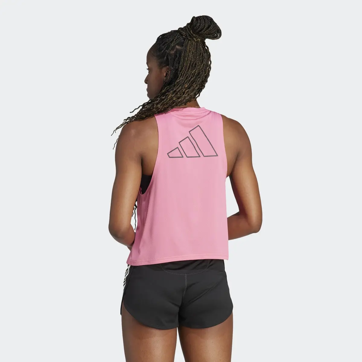 Adidas Run Icons Running Tank Top. 3