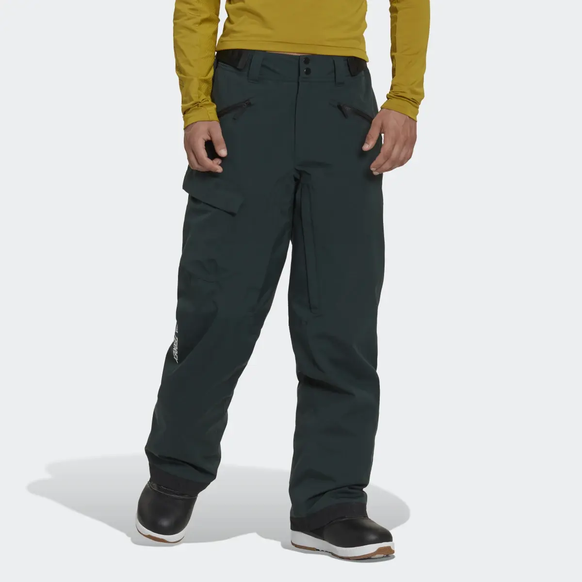 Adidas TERREX RESORT TWO LAYER INSULATED SNOW PANTS. 1 Adidas TERREX RESORT TWO LAYER INSULATED SNOW PANTS. 1