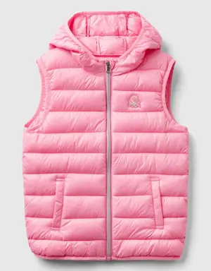 padded jacket with hood