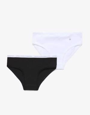 Two underwear in stretch cotton