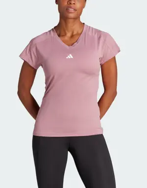 Adidas Playera Minimalista AEROREADY Train Essentials Cuello en V