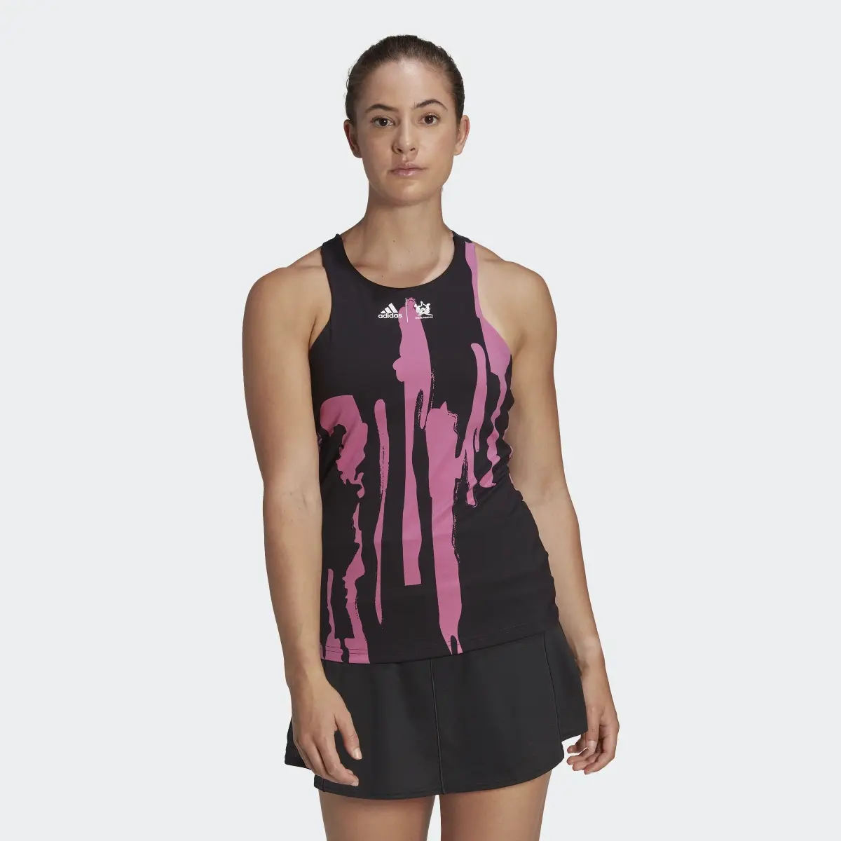 Adidas Thebe Magugu Tennis New York Y-Back Tank Top. 2