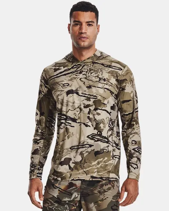 Under Armour Men's UA Iso-Chill Brush Line Hoodie. 1