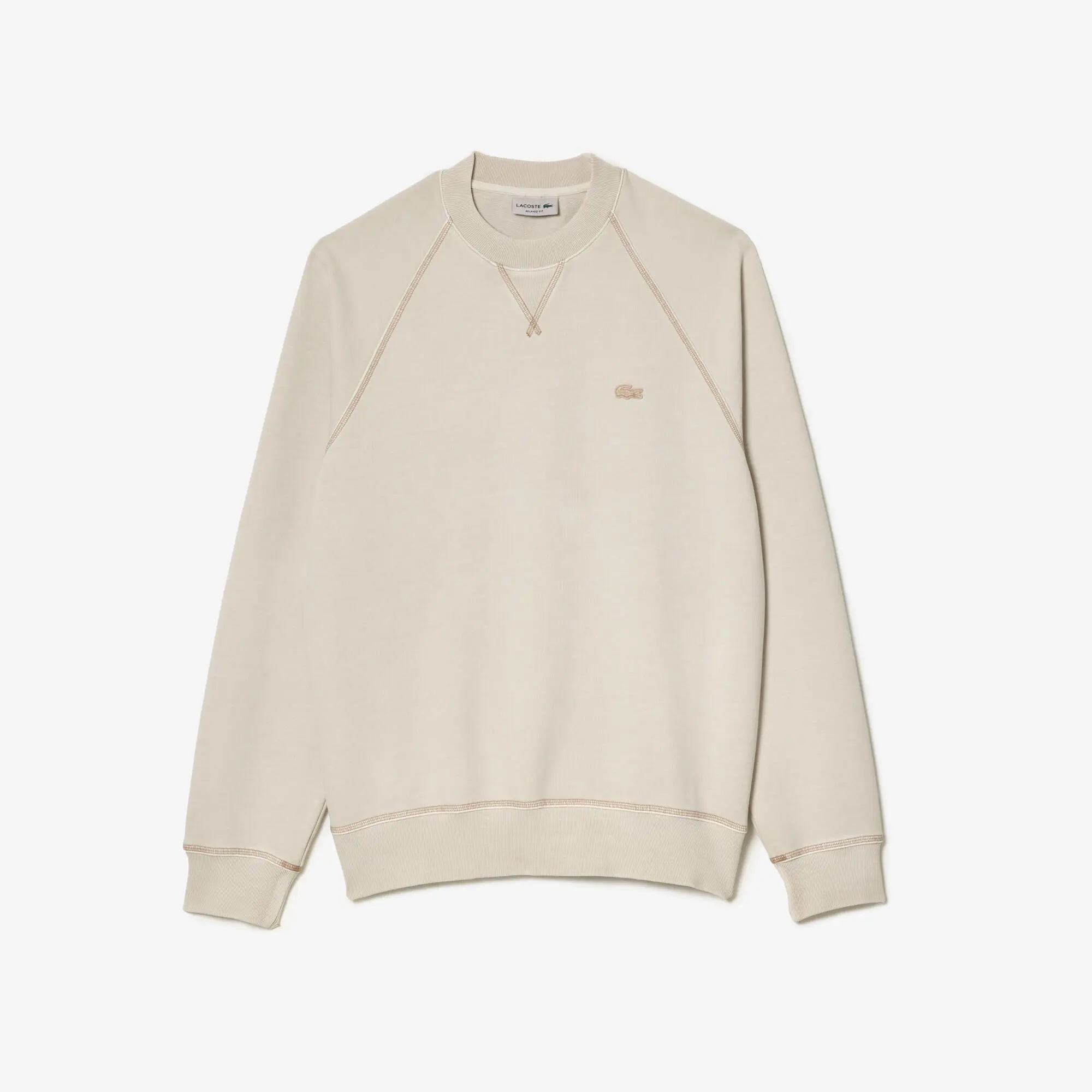 Lacoste Men’s Lacoste Round Neck Organic Cotton Sweatshirt. 2