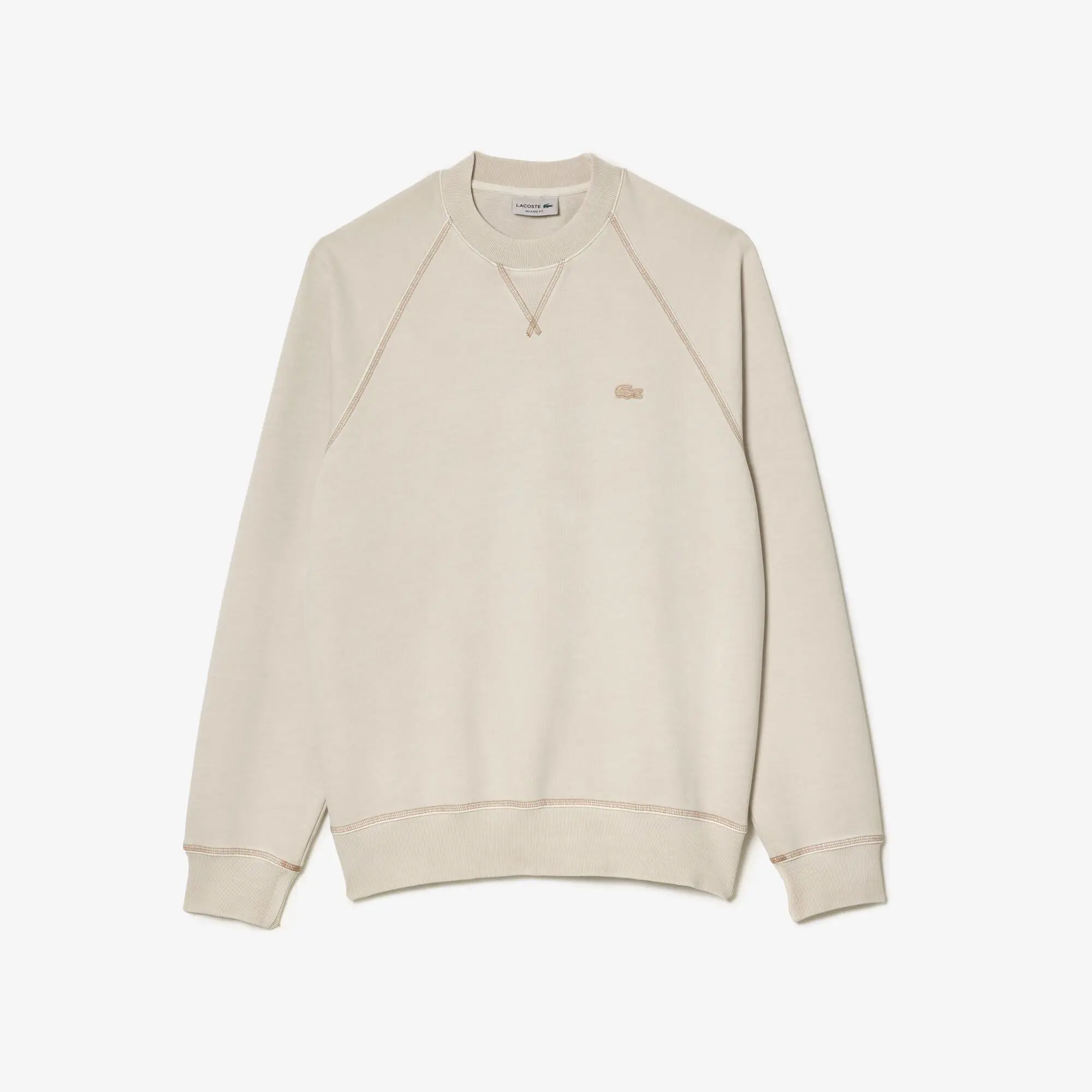Lacoste Men’s Lacoste Round Neck Organic Cotton Sweatshirt. 2 Lacoste Men’s Lacoste Round Neck Organic Cotton Sweatshirt. 2