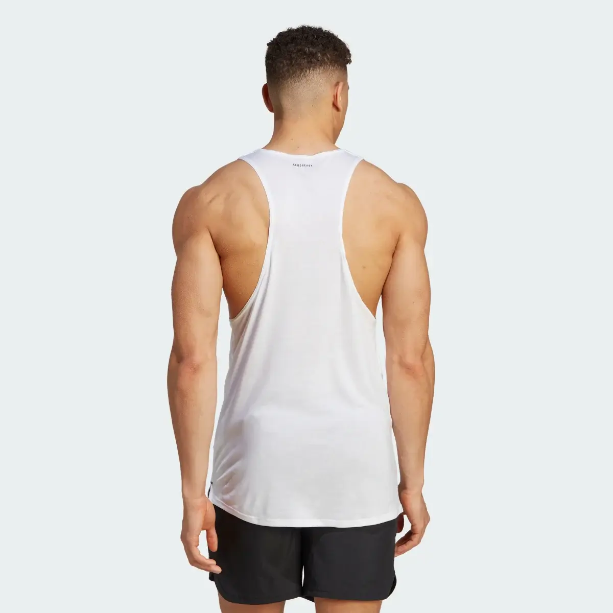 Adidas Camiseta sin mangas Workout Stringer. 3